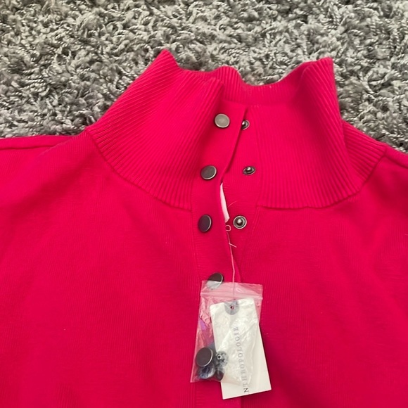 New Anthropologie Daily Practice Knit Sweater Dress w/ pockets Pink Size Small - Picture 6 of 7